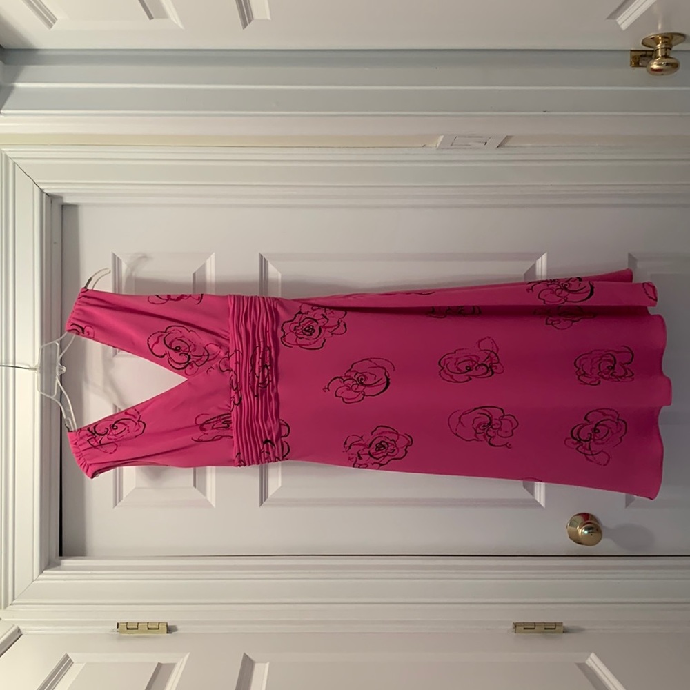 Size 8 pink with black Jones New York dress